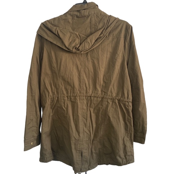 Ninexis NWT  Khaki Green Hooded Jacket Medium - Picture 2 of 11